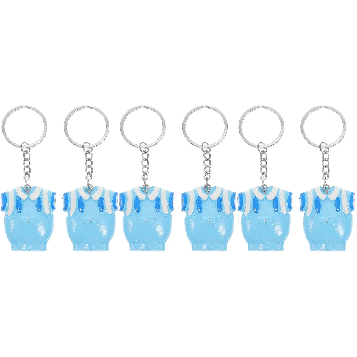 

6 Guests Gifts Dress Keychain Wedding for