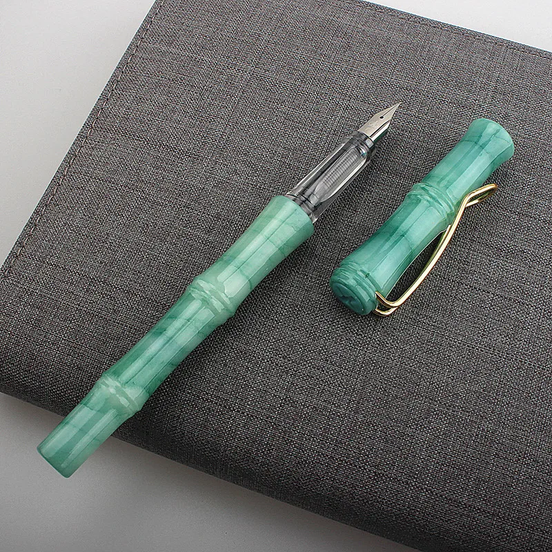 

1pcs/lot Fountain Pen-type Gel Pen 0.38/0.5mm Nib Calligraphy Signature Pen Replaceable Ink Sac and Can Absorb Ink Pen