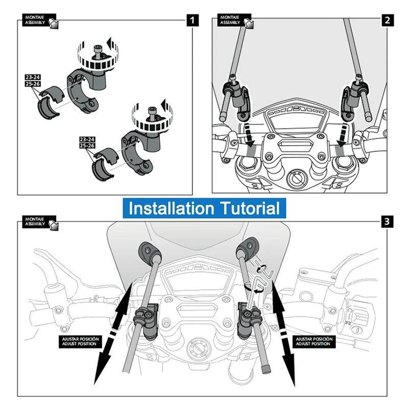 Передние ветровые дефлекторы для Yamaha MT07 MT09 HONDA CBR600RR CB1000R GXSR 600 750 BMW Ducati 40x37 см