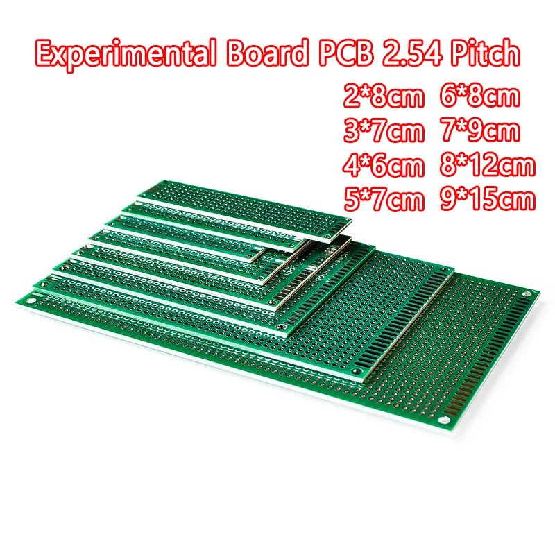 9x15 8x12 7x9 6x8 5x7 4x6 3x7 2x8 см двухсторонний прототип Diy универсальная печатная плата печатной платы печатная плата для Arduino