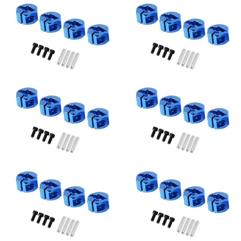 

6X синий металлический 7,0 шестигранный 12 мм привод с штифтовым винтом для HSP HPI Tamiya Радиоуправляемый автомобиль