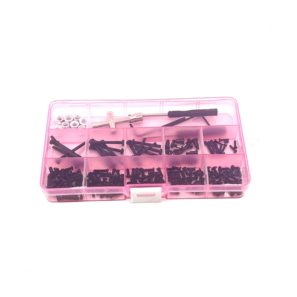 

Metal Screw Box Kit for Wltoys 104009 104016 104018 12401 12402-A 12403 12404 12409 Upgrade Parts