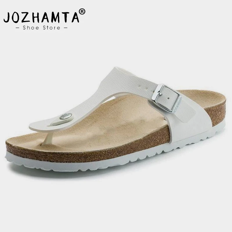 

JOZHAMTA Size 35-43 Women Slippers Big Size Flip Flops Platform Shoes For Women Summer 2023 Fashion Buckle Home Outdoor Sandals