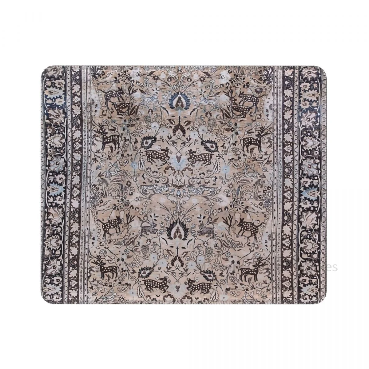 

Meshad Mouse Pad Oriental Rug Art Culture Gaming Desktop Keyboard Mat Creative Deskpad Lock Border Antiskid Personalized