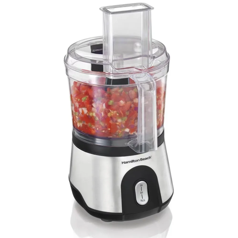 

10-Cup Food Processor With Compact Storage (70760) Electric Food Multiprocessor Mini Kitchen Appliances Home