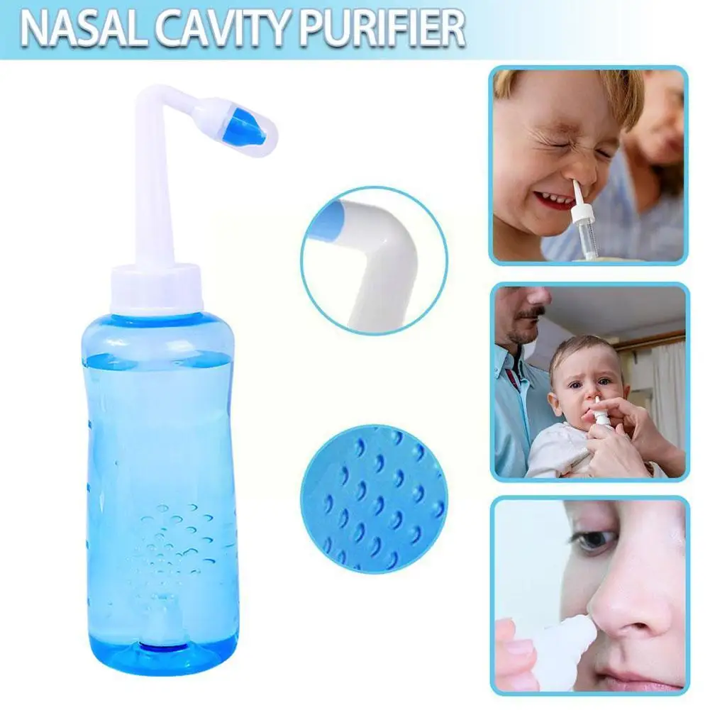 

500 мл ороситель для носа, средство для мытья носа в бутылке, защита для детей и взрослых от ринита, защита от аллергии на носу Neti, U3e9