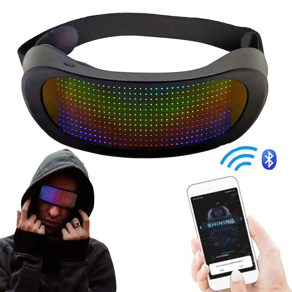 

Программируемые светодиодные очки Bluetooth