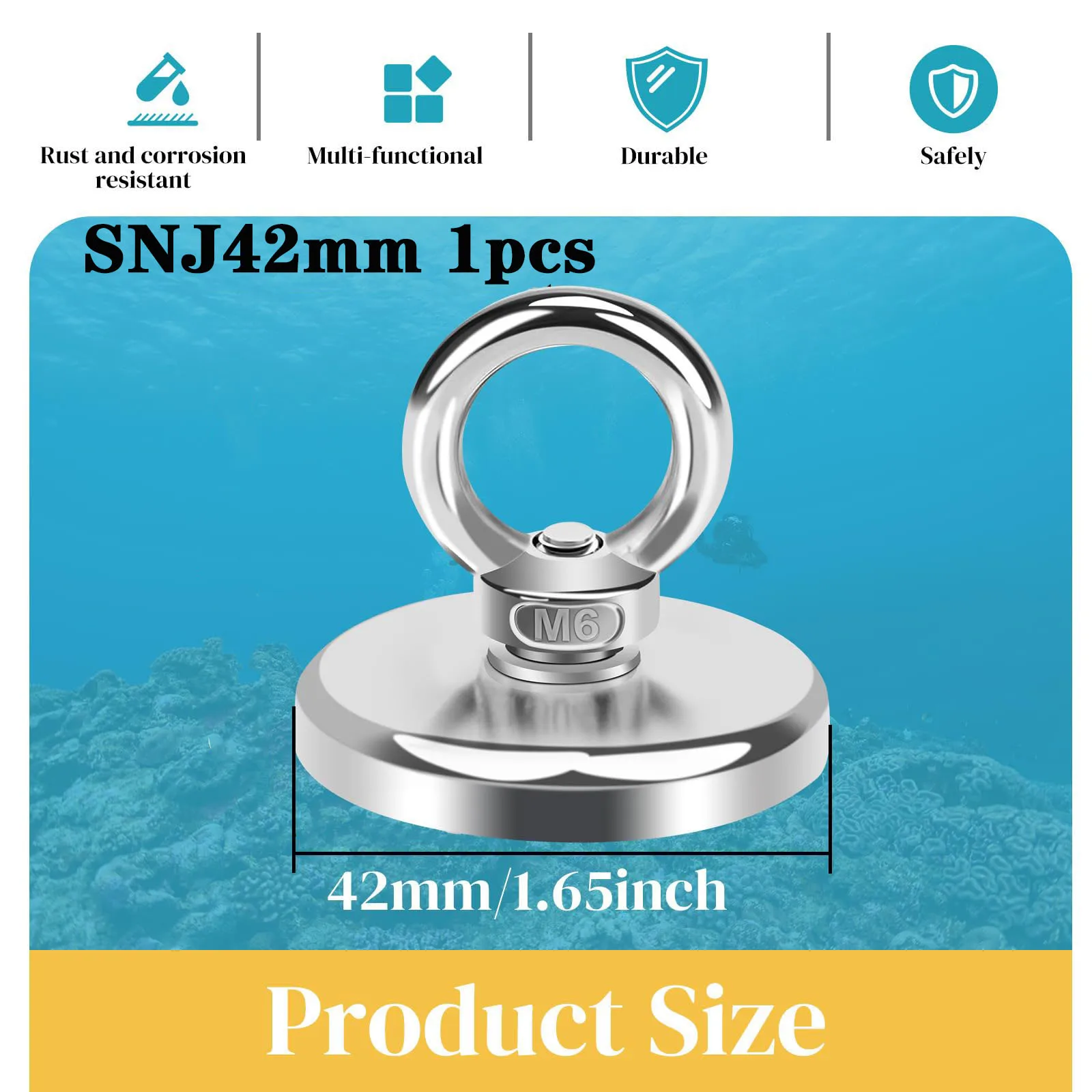 

Круглые магниты U-POLEMAG D42мм