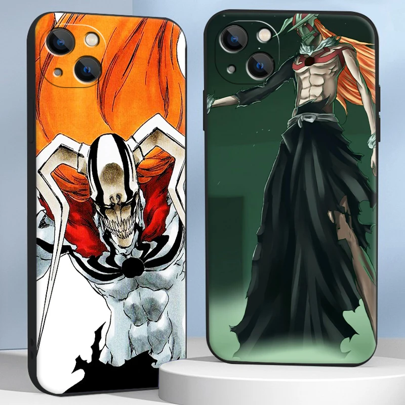 

BLEACH Anime Japan Phone Cases For iPhone 11 12 Pro MAX 6S 7 8 Plus XS MAX 12 13 Mini X XR SE 2020 Back Cover Soft TPU Funda