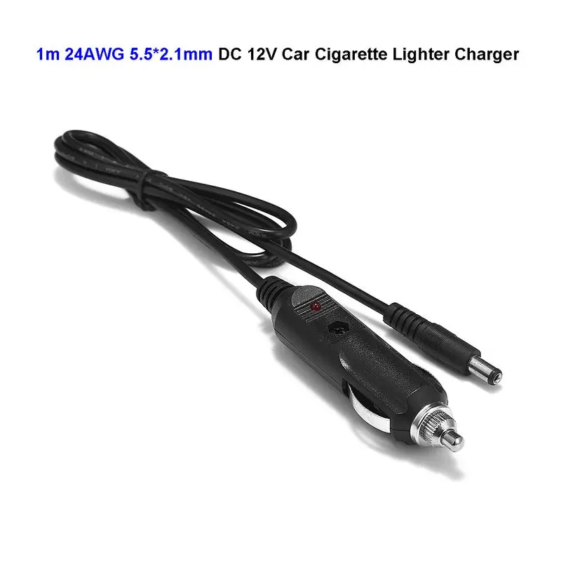 

1/1.5/2 м DC 5,5 мм 2,1 мм 12 В 24 В Автомобильное зарядное устройство, сигаретная ламсветильник, адаптер питания, кабель для зарядки аккумуляторов, светодиодная подсветка, автомобильный очиститель воздуха
