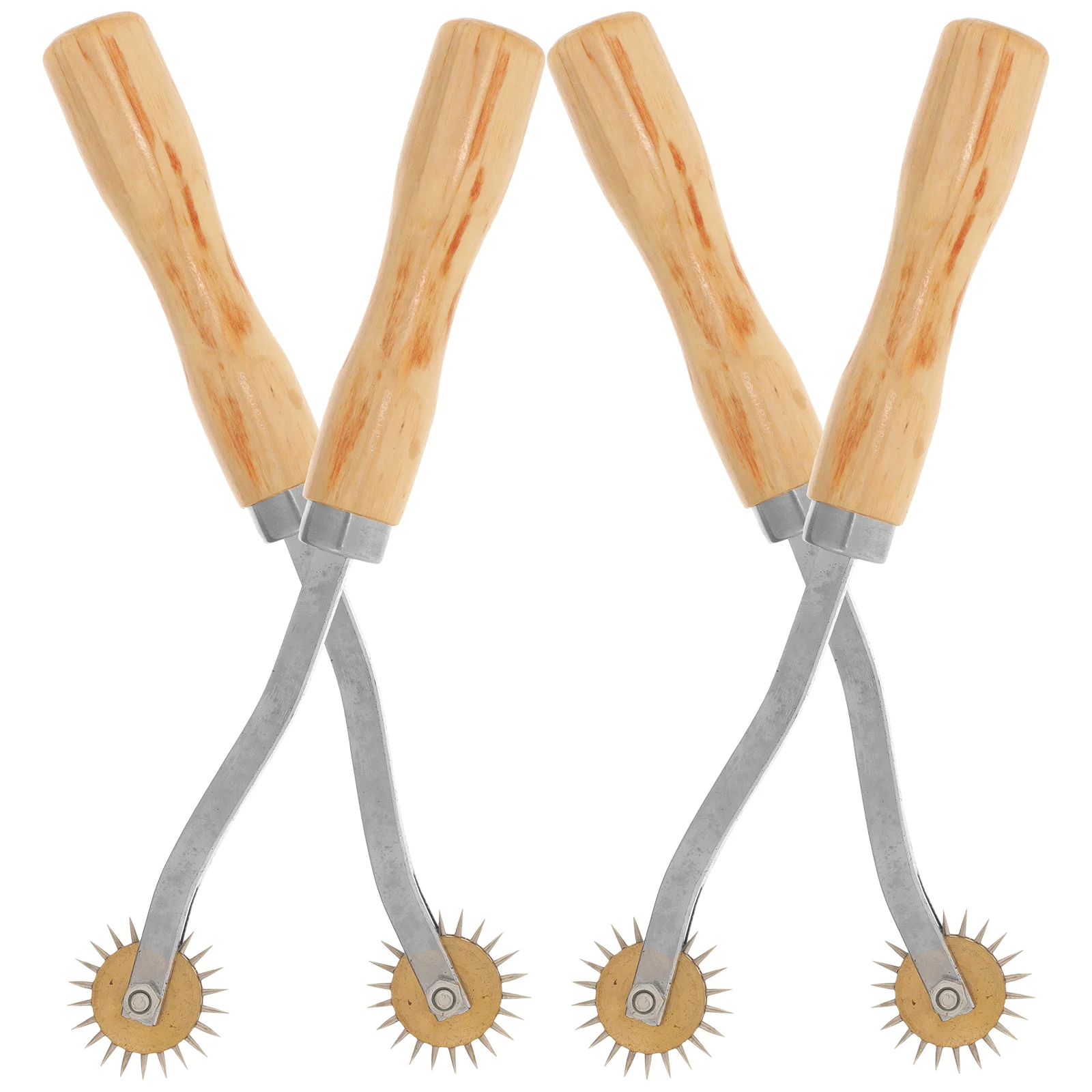 

4 Pcs Major Crimping Wheel Walkers Tracing Pattern Cutting Wood Fabric Spacing Wheels