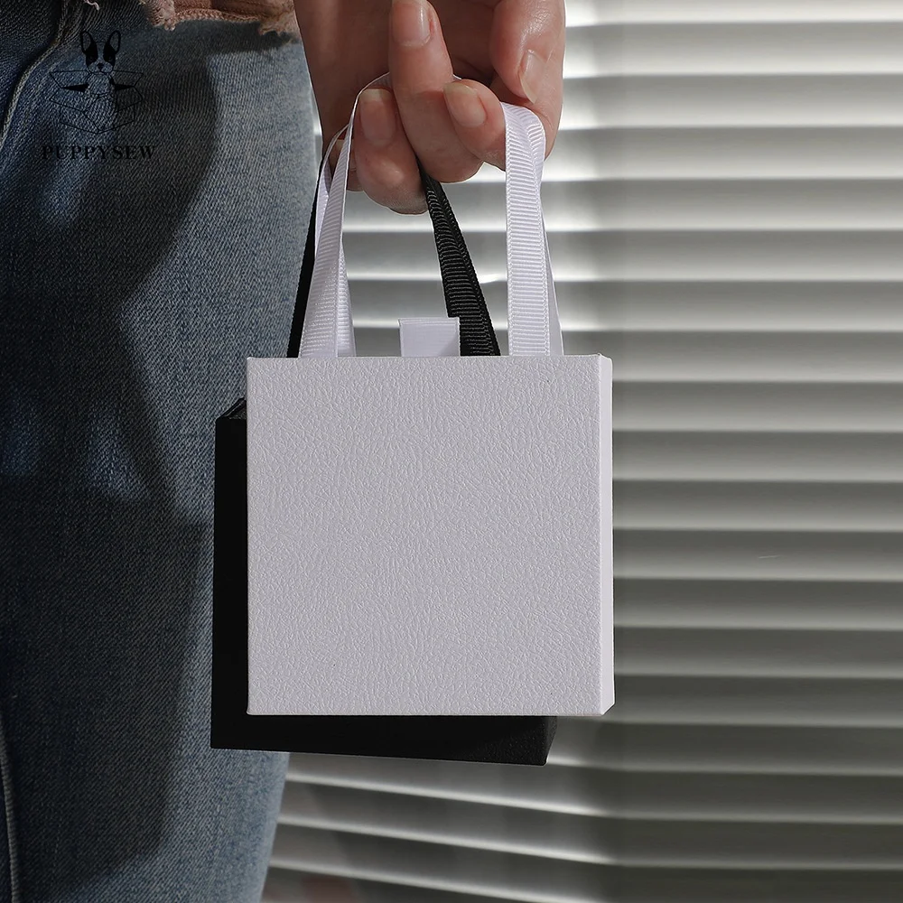 1 шт. толстая коробка для ювелирных изделий с выдвижным ящичком из крафт-бумаги