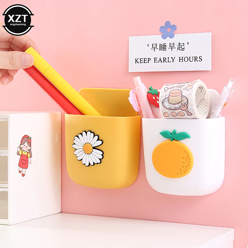 Мультяшный настенный контейнер для хранения держатель штепсельной вилки стойка