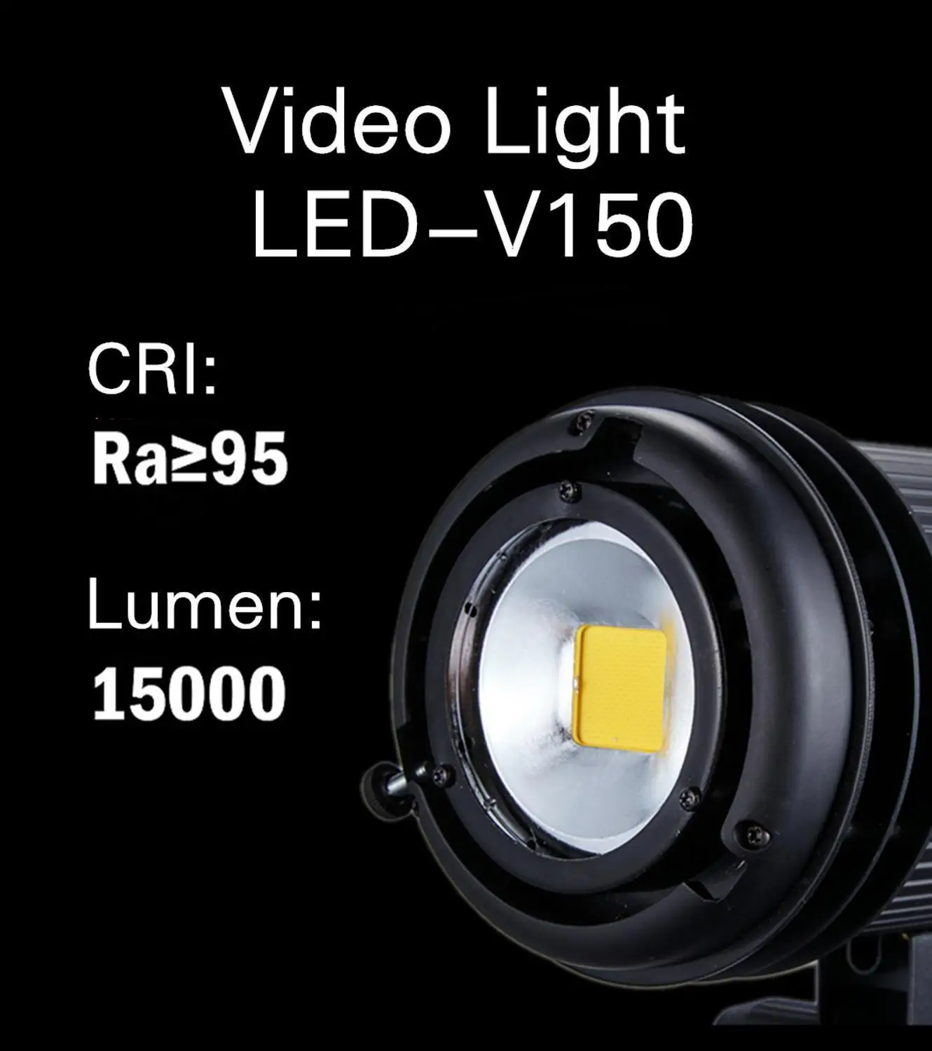 

VH-150 150W LED Video Light Continuous Lighting Daylight Bowen Mount for Photography Video Recording Children Photography