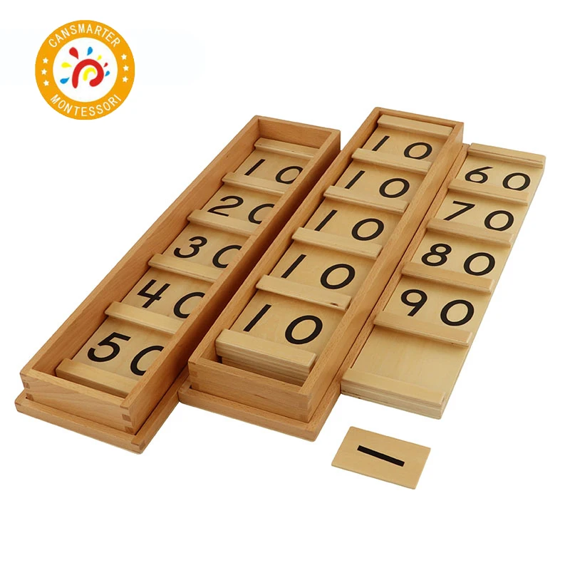 

Montessori Material Busy Counting Seguin Board Baby Toys Numberblocks Wood Preschool Toys for Children