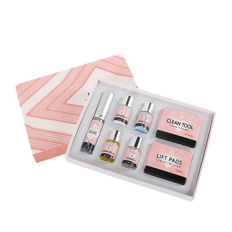 

Перманентный ламинированный набор для подтяжки ресниц, 1 комплект, усилитель ресниц, Перманентная Сыворотка для роста ресниц