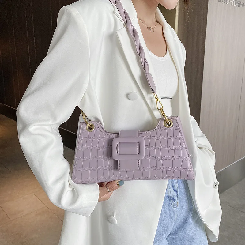 

New Popular Fashion Trend Temperament Texture Niche Design Personality Creative Single Shoulder Crossbody Armpit Female Bag