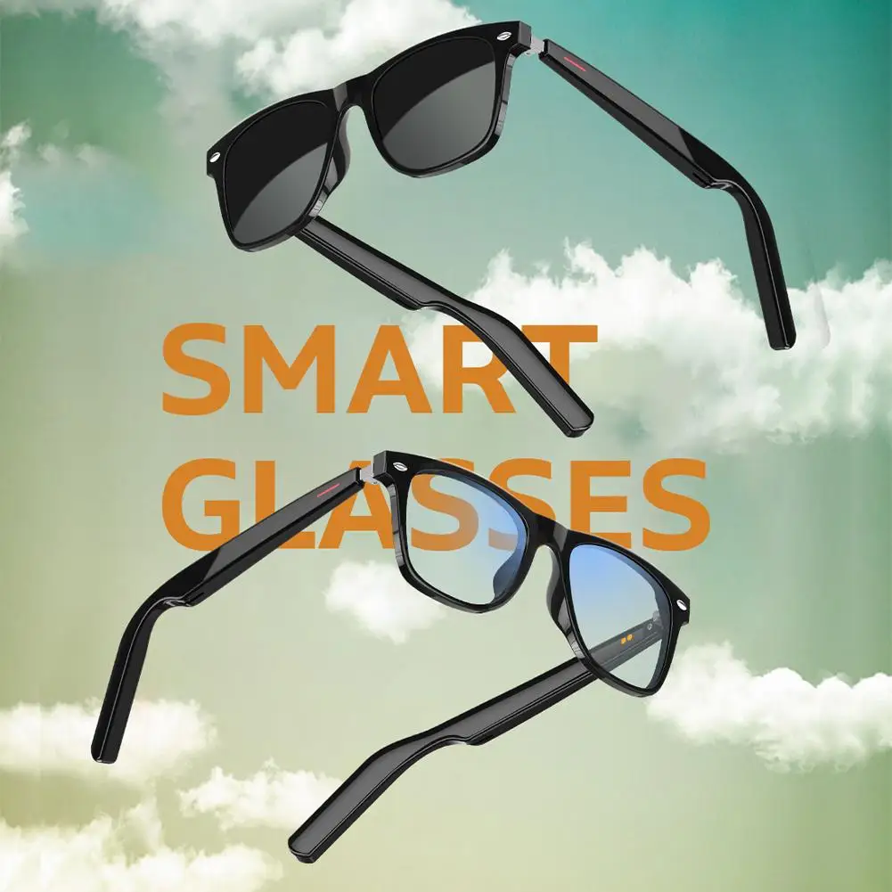 

E10-C Smart Glasses Listening Music Calling Bluetooth-compatible Audio Sunglasses With Touch Remote Camera