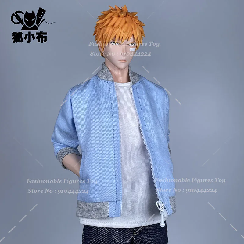 1/6 мужское пальто-солдат модная куртка с длинными рукавами и воротником-стойкой