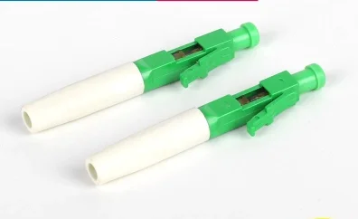 LC APC Fiber Optic Fast Connector LC Cold Splice Optical Fiber Embedded Type LC/APC Leather Wire Optical Cable Quick Adapter