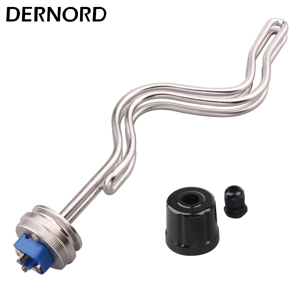 

DERNORD 1.5" Tri-clamp(OD50.5mm) Brewing Heater SUS304 Electric Brewry Heating Element Ripple Type 240v 4.5kw / 5.5kw / 6.5kw