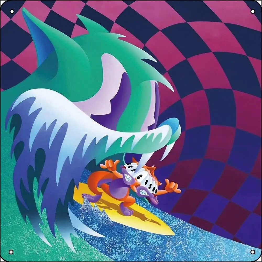 Поздравительный плакат MGMT металлический знак 12x12 дюймов Забавный для дома