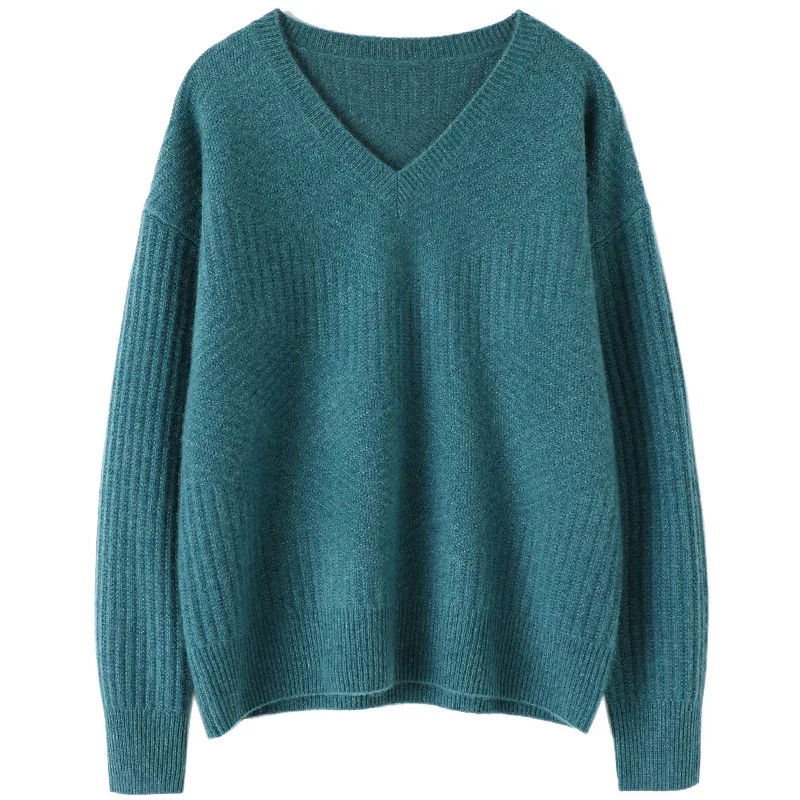 100% кашемировый зимний теплый свитер женская новая дизайнерская модная одежда