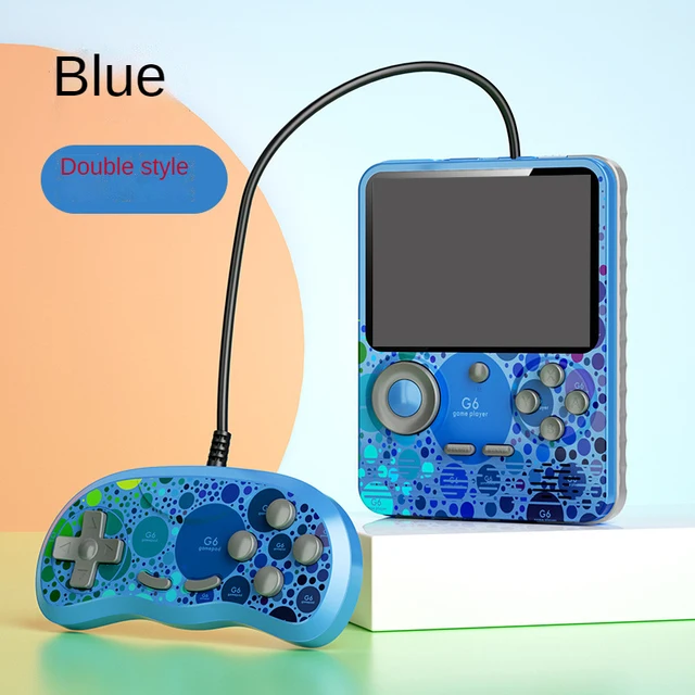 

G6 Handheld Portable Video Game Console 3.5 Inch Screen Support 2 Players Retro Gaming Machine For Kids Gifts