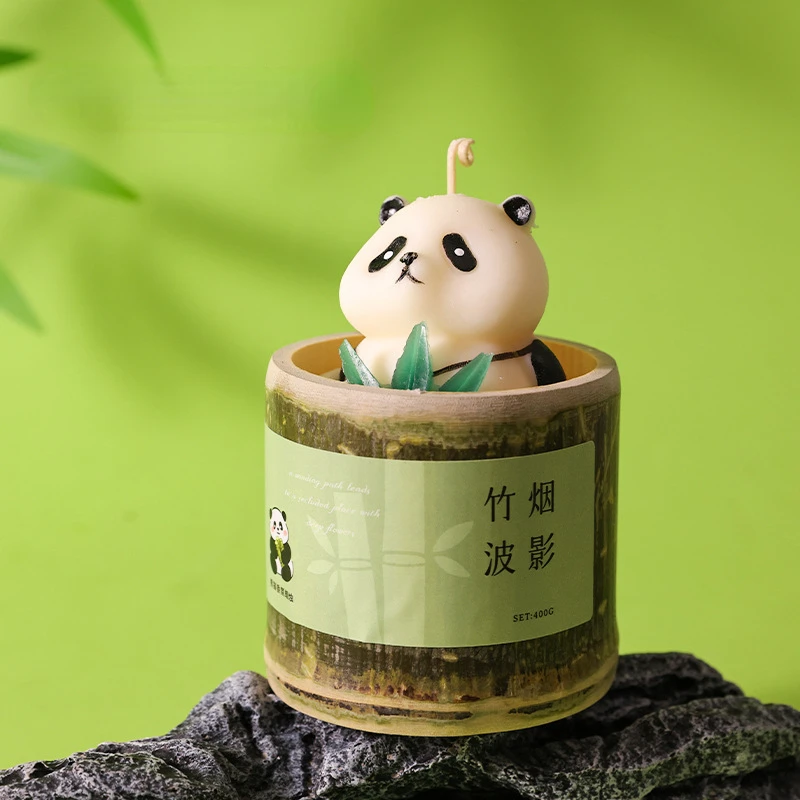 Свеча для ароматерапии в виде панды ручной работы свадьбы сопровождении