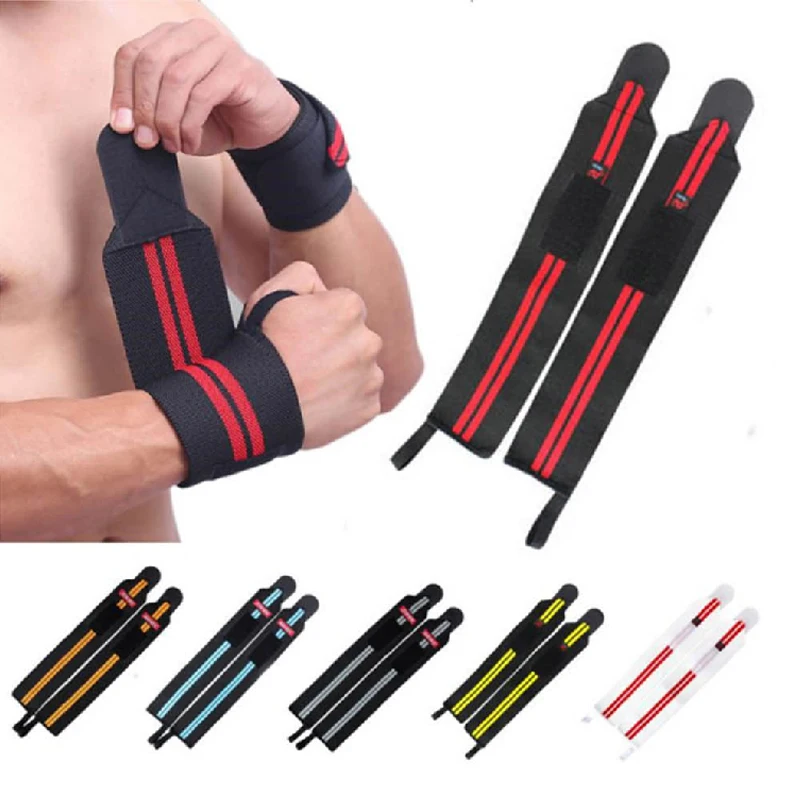 

1PCS Wristband Wrist Support Weight Lifting Gym Training Wrist Support Brace Straps Crossfit Hand Protection Wristbands