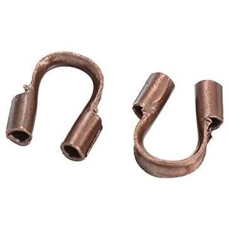 

200 шт латунная проволока стражи красная медь покрытая защитная оболочка для браслета ожерелья ювелирных изделий DIY рукоделие Изготовление