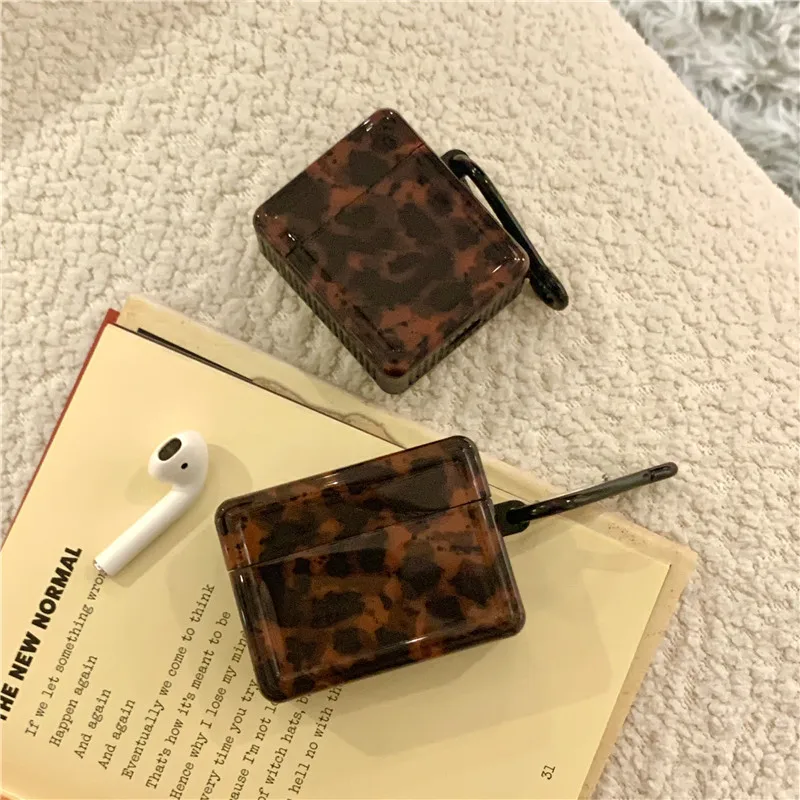 

Luxury for Airpods 1 2 Amber Pattern Couple's Silicon Protective Cover Air Pod 3 Case for Airpods Headphone Carrying Box Fundas
