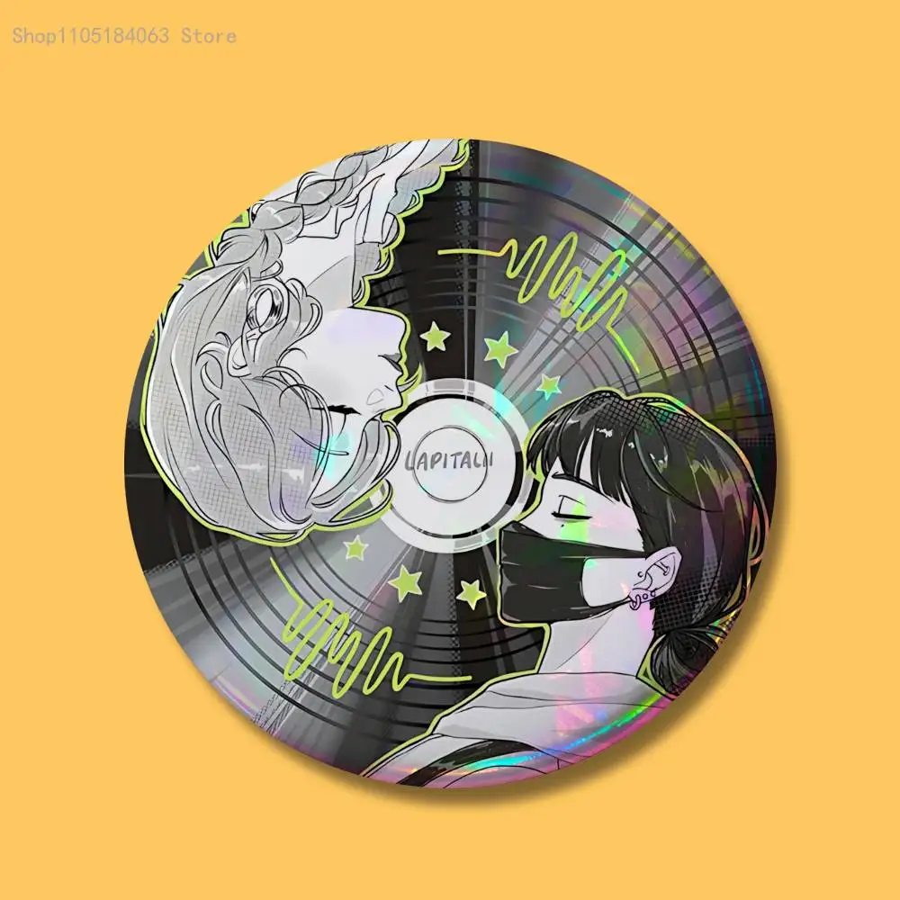 

Значки Mitsuki Koga Aya tgswiiwagaa, круглые креативные броши на булавке, значок для декора сумки, аксессуары для фанатов, коллекционные подарки для друзей