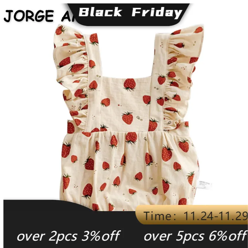 

Летняя детская одежда для маленьких девочек, боди, Короткие расклешенные рукава, соломка, квадратный воротник, комбинезон с открытой спиной...