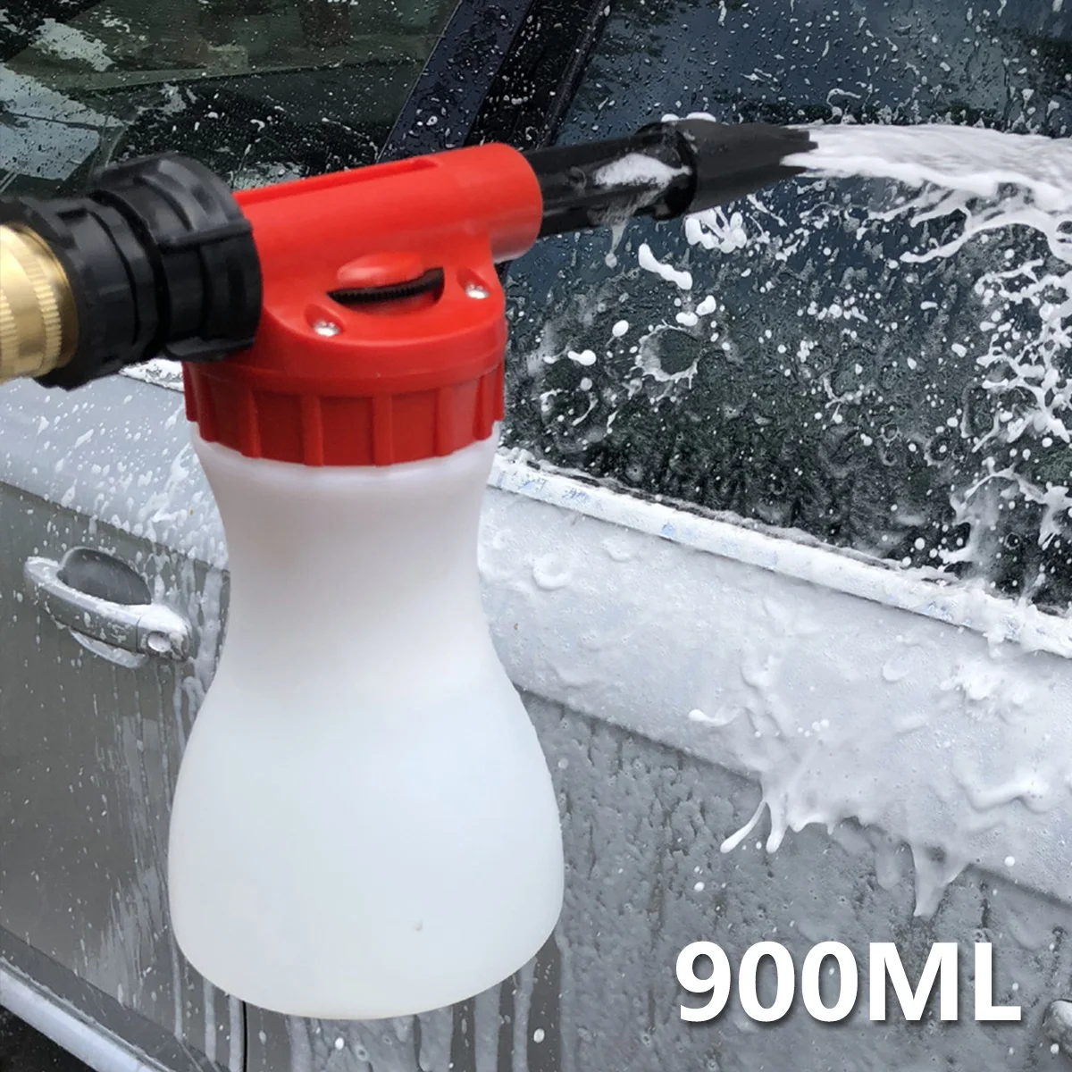 

new 900ml Snow Foam Gun Sprayer Foam Cannon Blaster with Adjustment Ratio Dial Car Wash Soap Sprayer Connects to Garden Hose