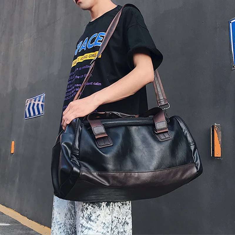 Мужская Дорожная сумка через плечо модная вместительная для обуви спортзала