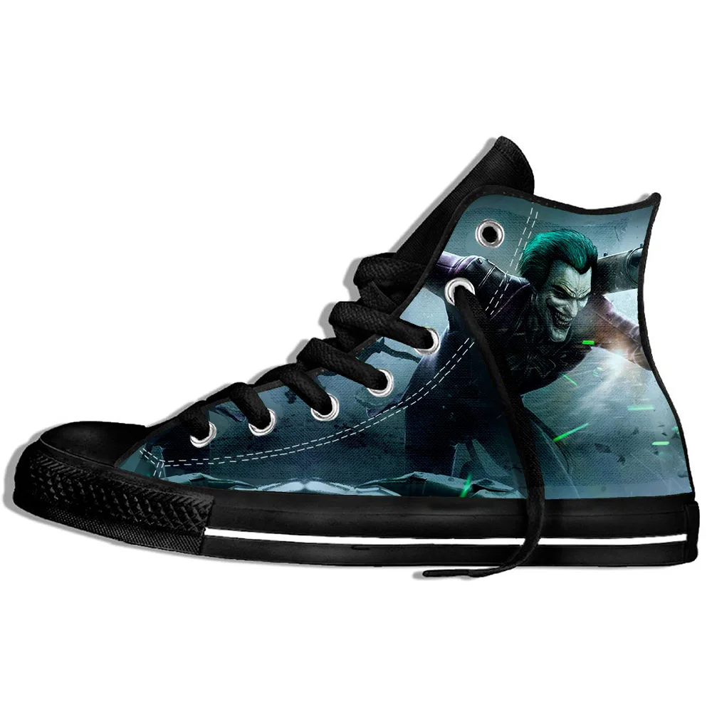 

Hot Summer Fashion Gun Clown Casual Shoes Men Women High Quality Gun Clown Canvas Shoes Classic Latest High Top Board Shoes