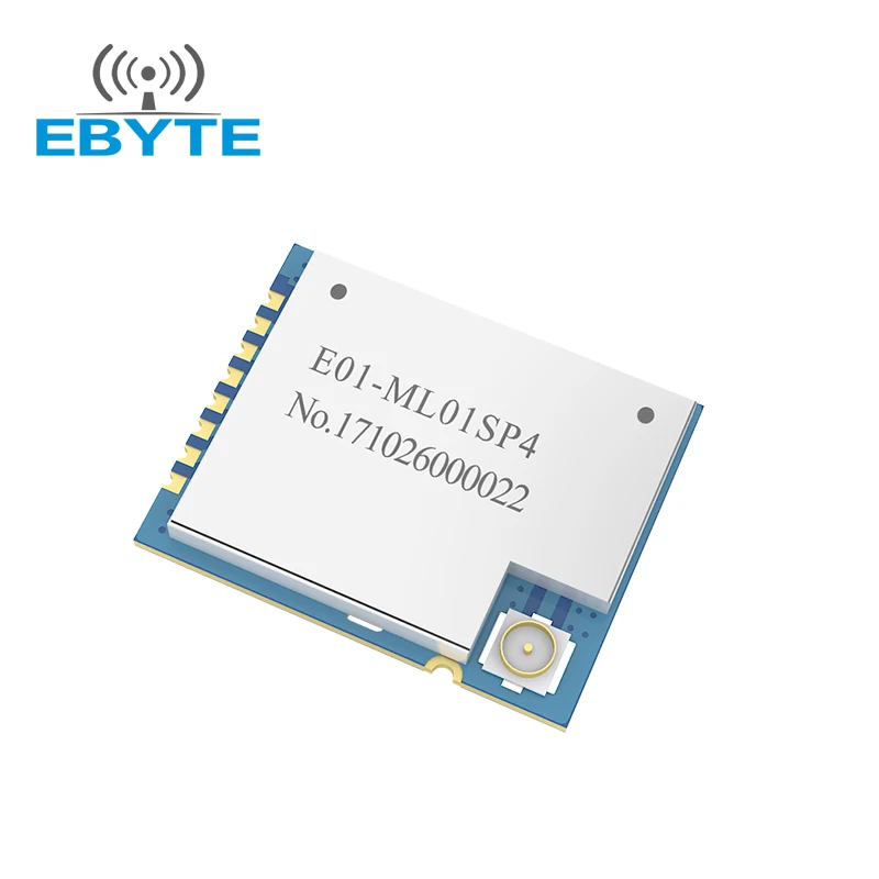 NRF24L01 2,4 ГГц PA МШУ IOT электронный Компоненты 20dBm SPI Интерфейс малого размера для SMD Беспроводной модуль приемопередатчика E01-ML01SP4
