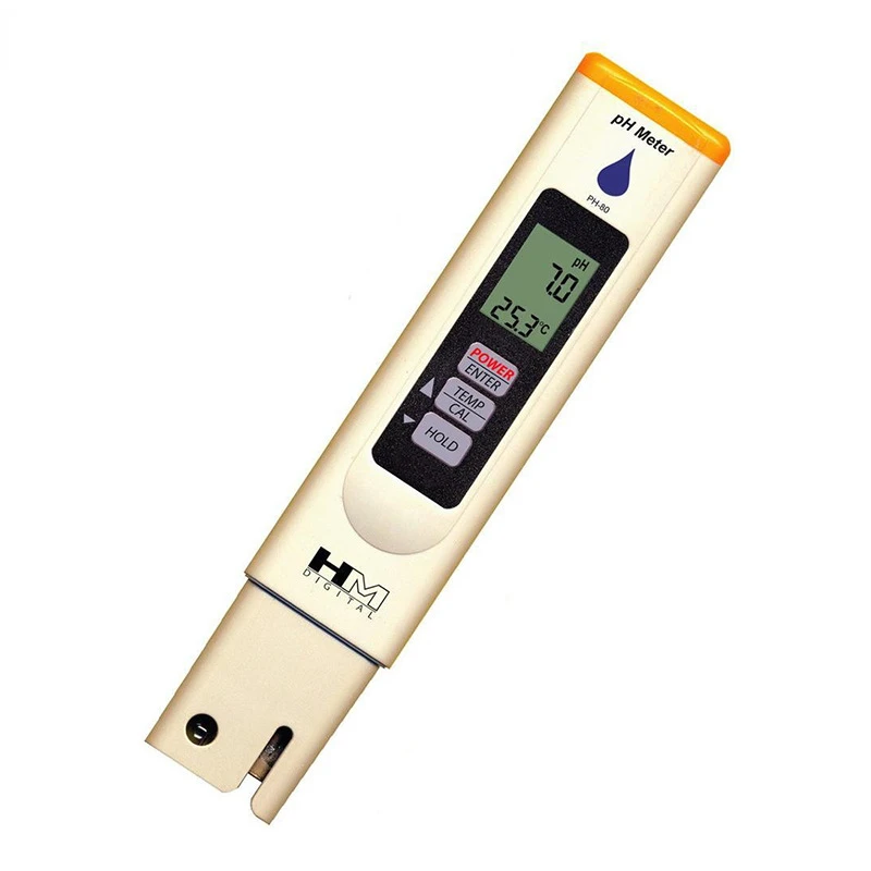 Genuine Temperature PH Meter PH-80 Test Pen Portable PH Temperature Two-in-one Water Quality Tester