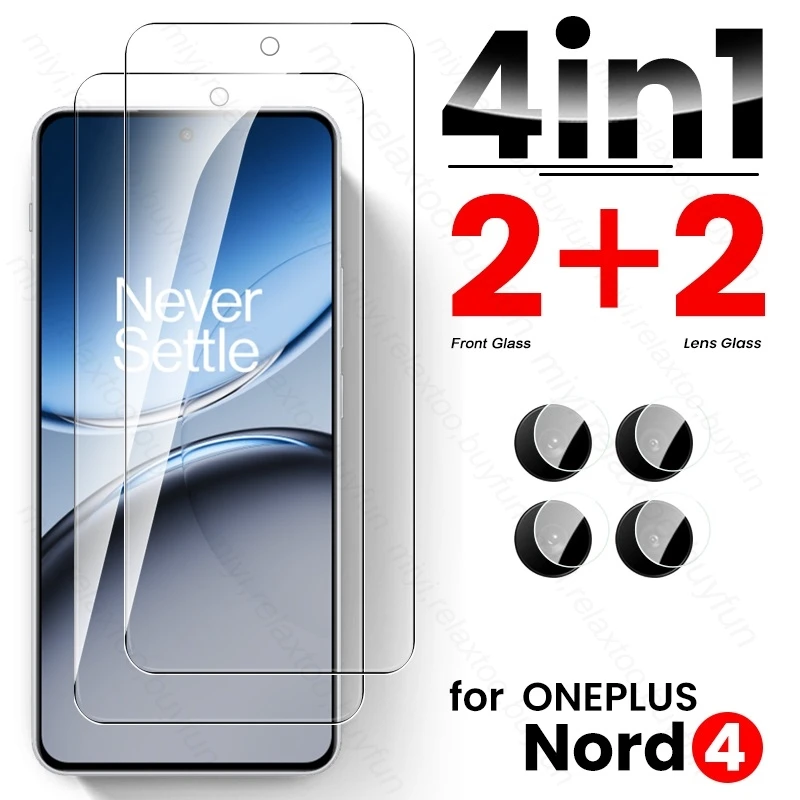 Защитное стекло 4 в 1 OnePlusNord4 для OnePlus Nord One Plus Nord4 5G 2024 CPH2621 6 74 дюйма фотоаппарата