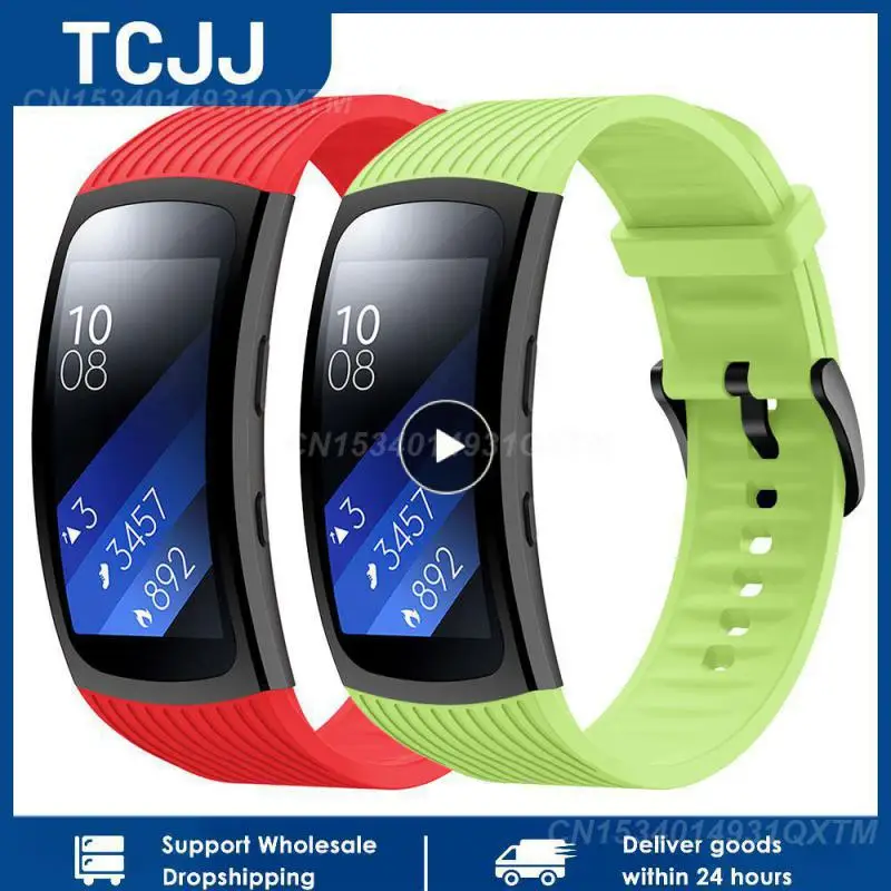 

Ремешок для часов Samsung Gear Fit2 Band, мягкий силиконовый сменный спортивный браслет для Samsung Gear Fit 2, 1 ~ 5 шт.