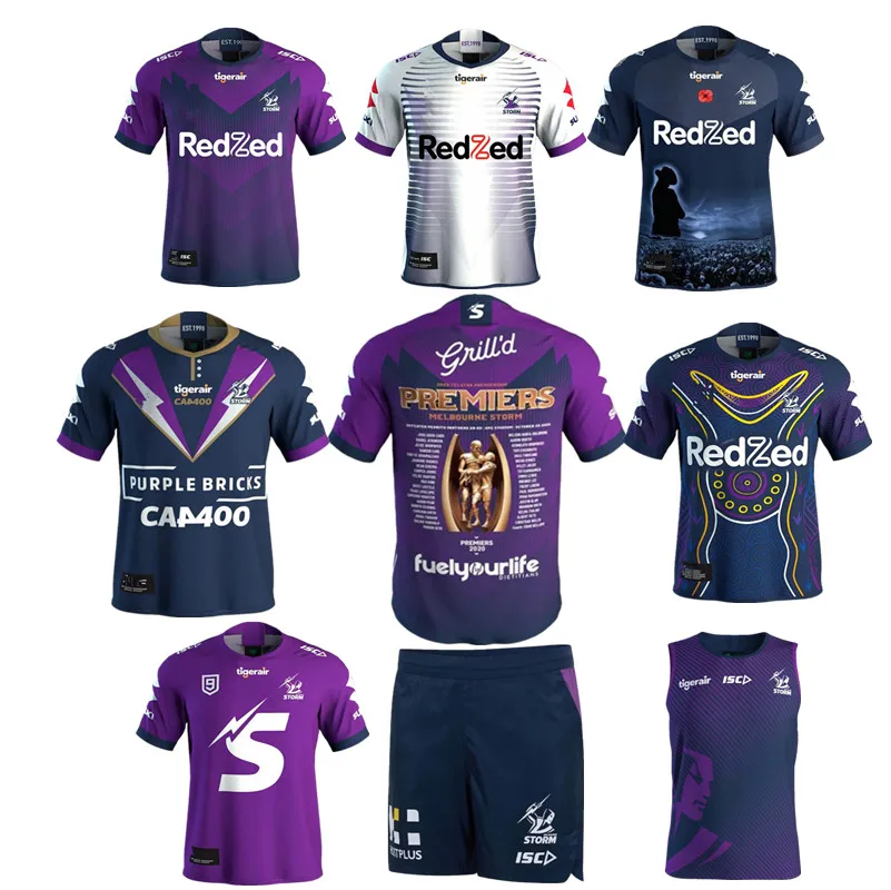 

2020 MELBOURNE STORM - MENS RUGBY JERSEY Size: S-5XL