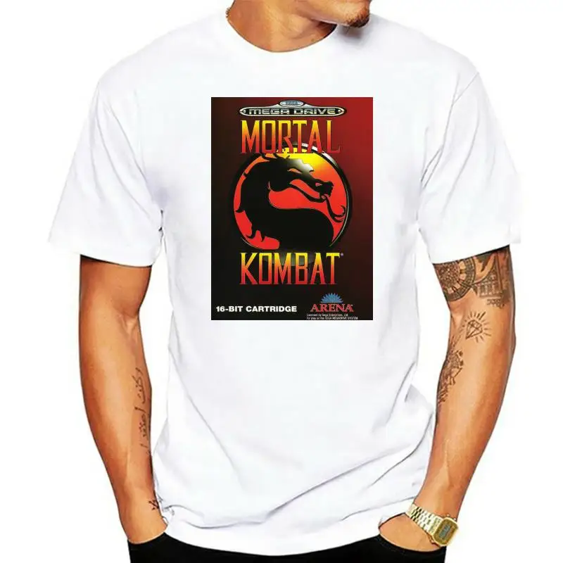 

Новая мужская футболка с принтом Mortal Kombat в стиле ретро