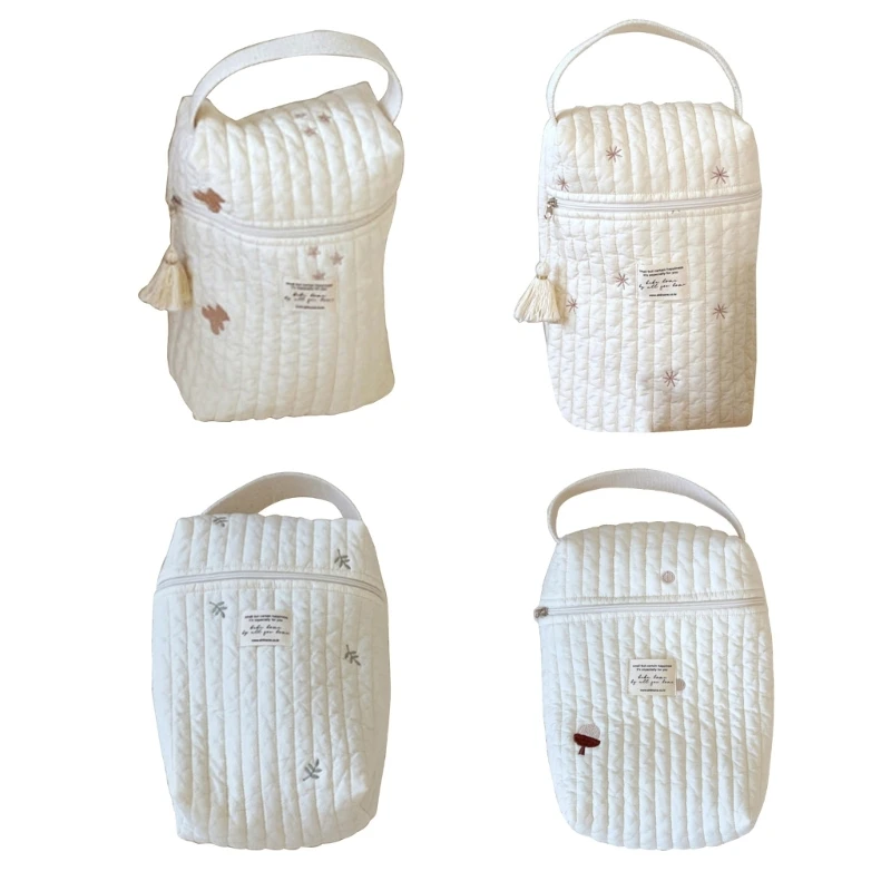 

Diaper Bag Baby Pram Stroller Bags Embroidery Multifunctional Nappy Nursing Mommy Travel Makeup