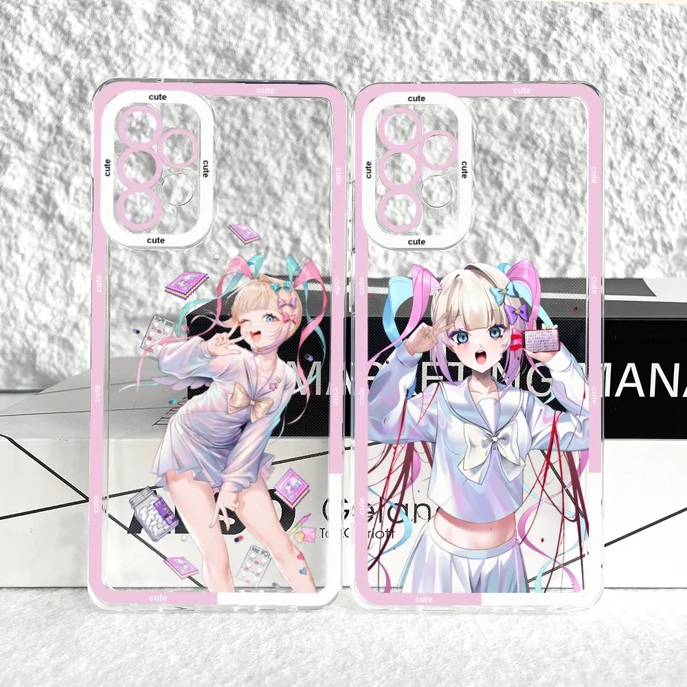 

Anmie Needy Streamer Overload Game Phone Case Anger Eyes For Samsung A51 A52 53 A71 A73 A10 A13 A11 A20 A30 A31 A32 Silicone