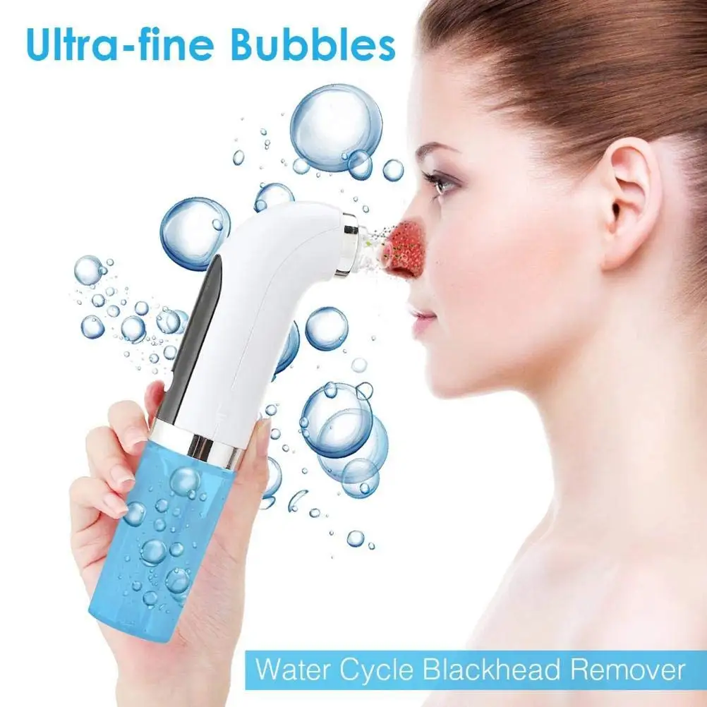 Electric Bubble Blackhead Remover Pore Acne Cleaner Circulates Deep Skin Cleaning USB Rechargeable Beauty Care Tool