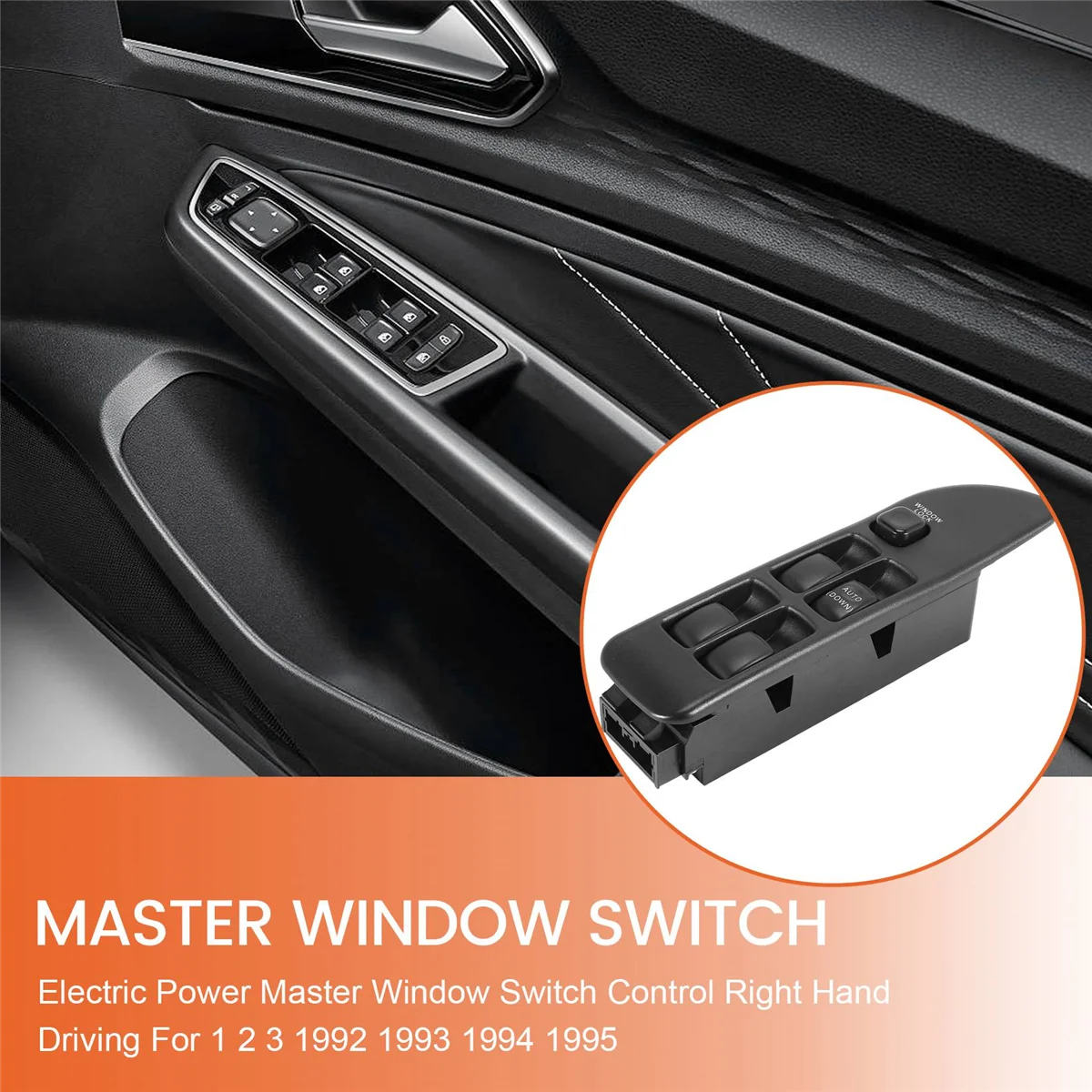 Переключатель Стеклоподъемника Электрический правый для Mitsubishi Lancer Evolution Evo 1 2 3 1992