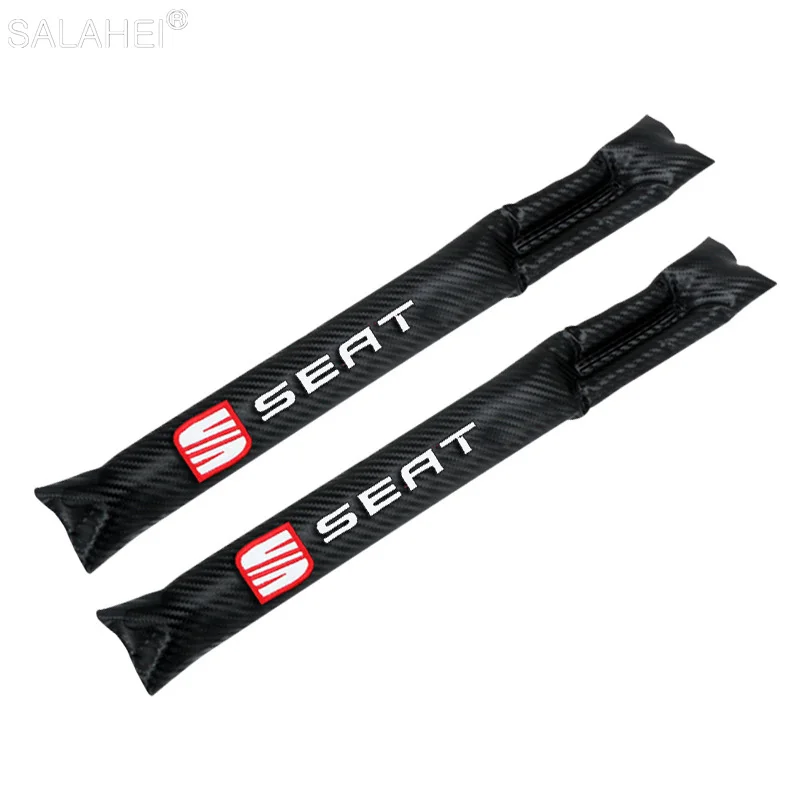 

Carbon Fiber Car Seat Side Gap Filler Plug Leakproof Protector Strip For Seat Leon Ibiza Alhambra Exeo Altea Arona Ateca Mii IBL