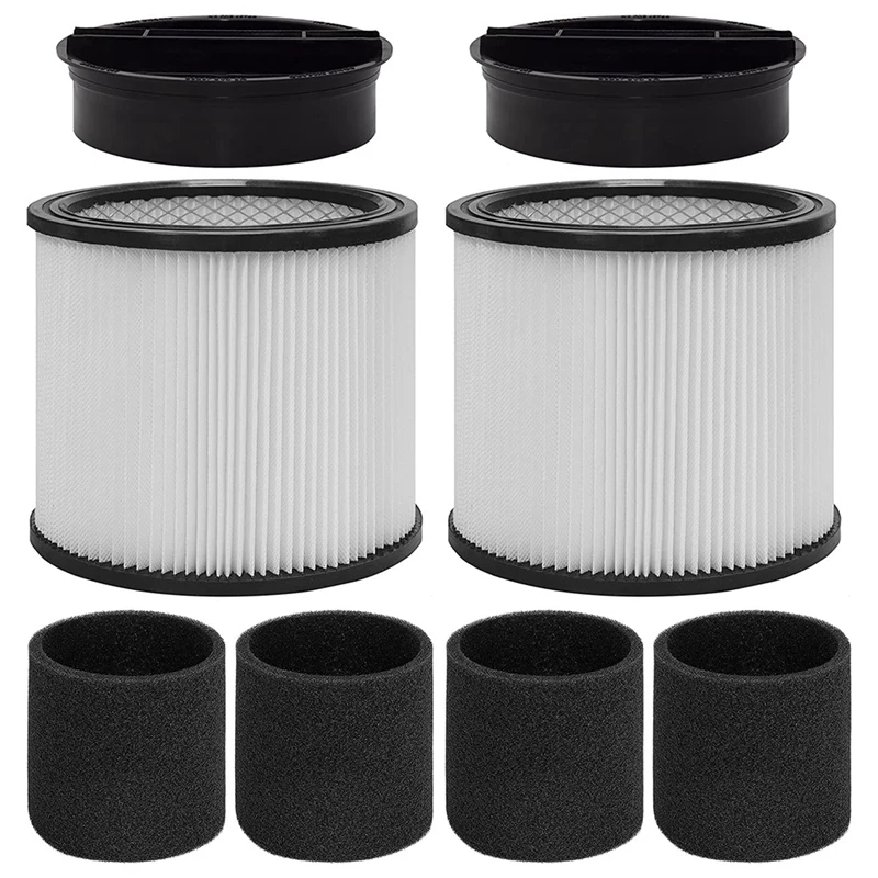 

90304 Filter With Lid Replacement Parts Compatible For Shop-Vac 90304, 90350, 90333,5 Gallon Up Wet/Dry Vacuum Cleaners