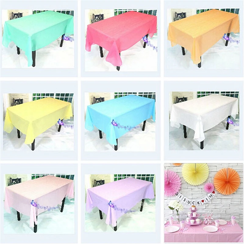 

Tablecloth Rectangular Tablecloths Dining Table Cover Solid Color Dust-proof Tablecloth Dining Table Cover Home Decorative
